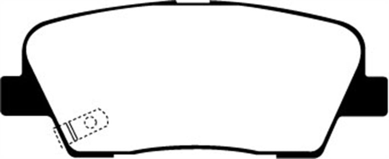 EBC 06-09 Hyundai Entourage 3.8 Yellowstuff Rear Brake Pads