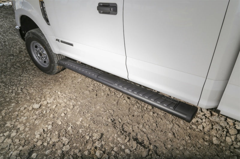 Deezee 99-23 Chevrolet/GMC/Dodge/Ford Full Size Truck Tubes - 6In Oval - Black Steel (RegCab)