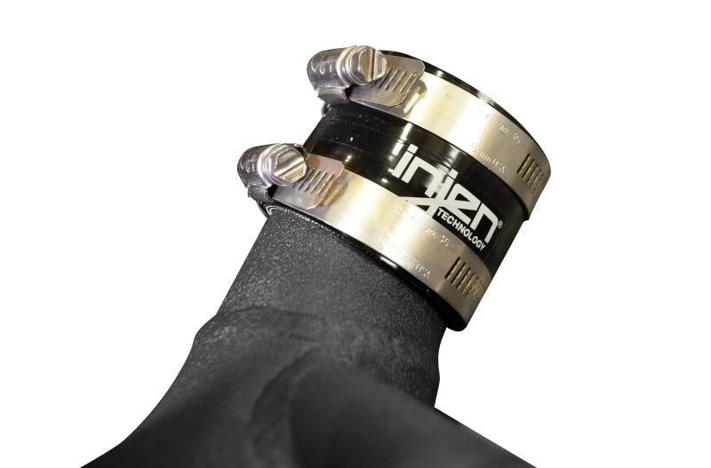 Injen 18-20 Kia Stinger 3.3L Twin Turbo Wrinkle Black Short Ram Air Intake