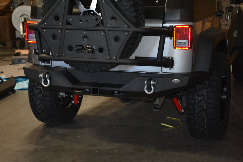 DV8 Offroad 07-18 Jeep Wrangler JK Rear Bumper Full Length