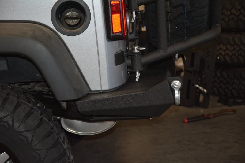 DV8 Offroad 07-18 Jeep Wrangler JK Rear Bumper Full Length
