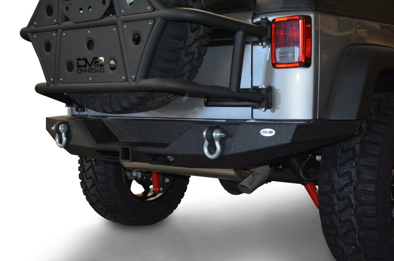 DV8 Offroad 07-18 Jeep Wrangler JK Rear Bumper Full Length