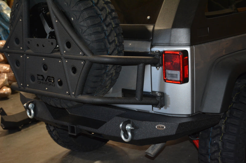 DV8 Offroad 07-18 Jeep Wrangler JK Rear Bumper Full Length