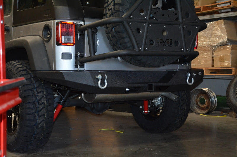 DV8 Offroad 07-18 Jeep Wrangler JK Rear Bumper Full Length